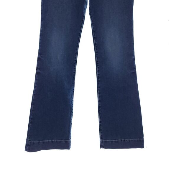 Wrangler Retro Mid Rise Mae Women's Size 5X36 Blue Denim Jeans 112215025 - Picture 5 of 9